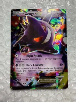 Gengar EX 34/119 XY-Phantom Forces Holo Pokemon Card #1 - Image 2
