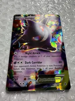 Gengar EX 34/119 XY-Phantom Forces Holo Pokemon Card #1 - Image 3