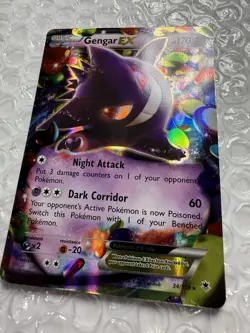 Gengar EX 34/119 XY-Phantom Forces Holo Pokemon Card #1 - Image 5