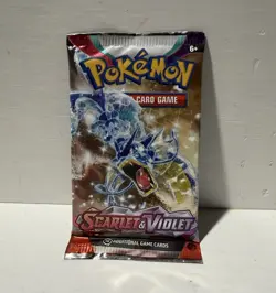 Pokemon TCG Scarlet & Violet Booster Pack 10 Cards English Gyarados - Image 1
