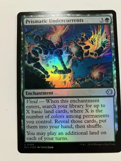Prismatic Undercurrents (# 189) MTG Lorwyn Eclipsed - FOIL - NM - Image 1