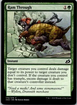 Magic the Gathering Ram Through Ikoria: Lair of Behemoths MTG Free Shipping! - Image 1
