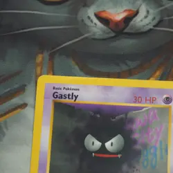 Gastly Shadowless 50/102 Pokemon Base Set Played Single Card WOTC 1999 TCG - Image 5