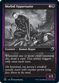 MTG Innistrad: Double Feature - Morbid Opportunist - Image 1
