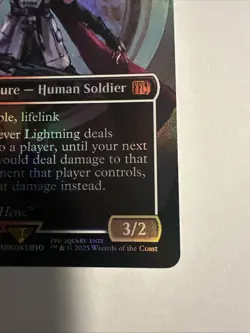 Lightning, Army of One (Borderless) - FIN #320 - Foil - Final Fantasy - MTG - Image 2
