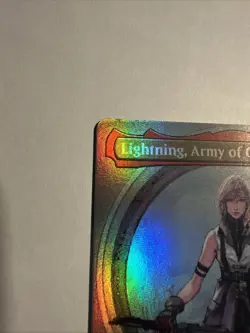 Lightning, Army of One (Borderless) - FIN #320 - Foil - Final Fantasy - MTG - Image 4