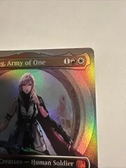 Lightning, Army of One (Borderless) - FIN #320 - Foil - Final Fantasy - MTG - Image 5