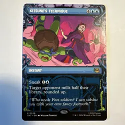 Kitsunes technique MTG TMNT Borderless Sewer Frame - Image 1