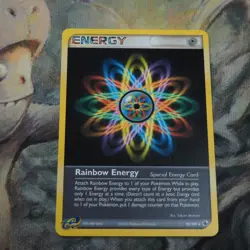 Rainbow Energy 95/109 Rare Pokemon ex Ruby & Sapphire Played Single Card - Image 1