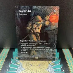 Donnie's Bo - (Shadowspear) TMNT Mythic Rare Borderless - Image 1