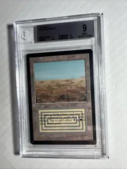 MTG BETA Beta Scrubland BGS 9 Quad++ Mint (9.5 edges, surface) 1993 - Image 1