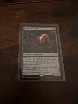 Badgermole Cub MTG Magic The Gathering Avatar (0167) NM - Image 1