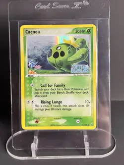 STAMPED Pokemon TCG Cacnea Crystal Guardians 47/100 Reverse Holo Co… - Image 1