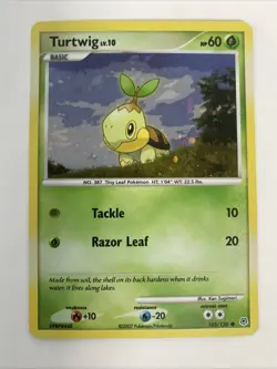 Turtwig [Cosmos Holo] #103 Pokemon Diamond & Pearl - Image 1