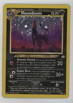 Houndoom Italian Pokemon Neo Revelation #8 2001 - Image 1