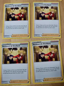 Pokemon Playset 7 x Sordward & Shielbert 135/163 - SWSH Battle Styles - Image 1
