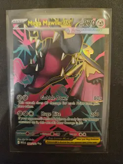 MEGA MAWILE EX 162/132 ULTRA RARE MEGA EVOLUTION POKEMON NM/M - Image 1