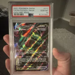 Pokemon Evolving Skies Rayquaza VMAX 111/203 Full Art Ultra Rare Holo PSA 10 - Image 1
