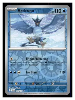 Articuno Reverse Holo - SV09: Journey Together 032/159 -Uncommon- Pokemon NM - Image 1
