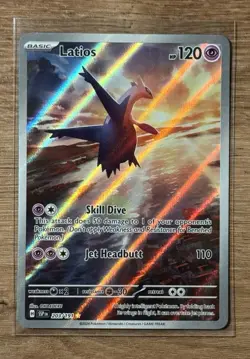 Pokemon TCG Latios 203/191 Surging Sparks Illustration Rare NM - Image 1