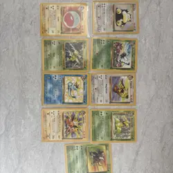 Pokemon 1999 Base Set Jungle - Lot of 9- LP Condition - Image 1