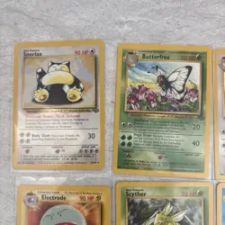 Pokemon 1999 Base Set Jungle - Lot of 9- LP Condition - Image 2