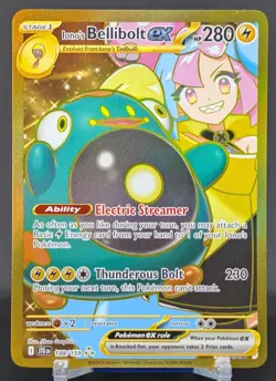 Pokemon Iono's Bellibolt ex #188/159 Eng Journey Together Hyper Rare Full Art - Image 1