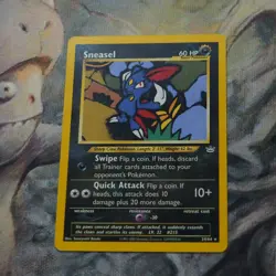 Sneasel 24/64 Rare Pokemon Neo Revelation Played Single Card TCG - Image 1
