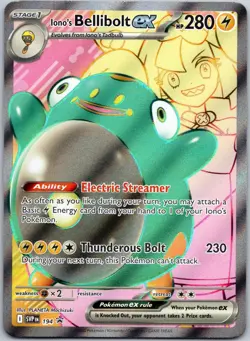 Iono's Bellibolt ex 194 Promo Scarlet & Violet Promos Near Mint - Image 1
