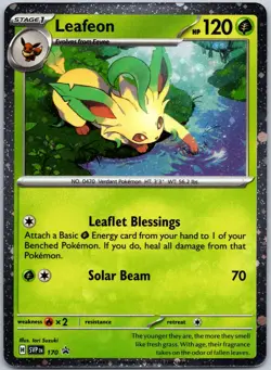Leafeon 170 (Cosmos Holo) Promo Scarlet & Violet Promos Near Mint - Image 1