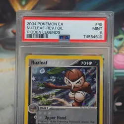 PSA 9 MINT Nuzleaf ex Hidden Legends Reverse Holo Pokemon Card 45/101 Graded - Image 2