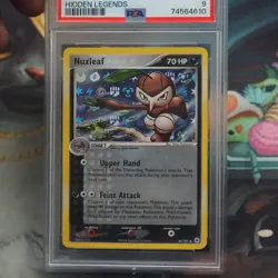 PSA 9 MINT Nuzleaf ex Hidden Legends Reverse Holo Pokemon Card 45/101 Graded - Image 3