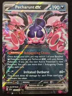 Pecharunt ex 039/064 S&V Shrouded Fable Double Rare Holo Pokemon TCG 2024 NM - Image 1