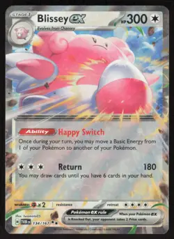 Blissey ex 134/167 Double Rare Twilight Masquerade Pokemon Near Mint - Image 1