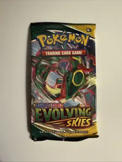 2021 POKEMON SWORD & SHIELD EVOLVING SKIES SEALED PACK - Image 1