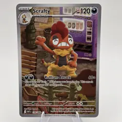 Pokemon Scrafty IR 139/086 White Flare English NM - Image 1