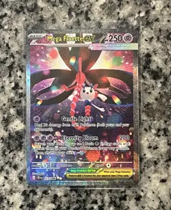 Pokemon TCG Mega Floette EX 117/086 CR1en Rare Full Art Holo English HP250 - Image 1