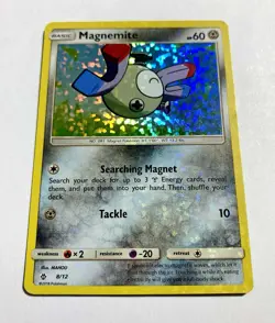 Magnemite Holofoil Pokemon TCG Mcdonald's Promo 2018 8/12 Confetti (HOLO BLEED) - Image 3