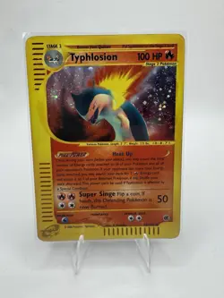 Pokemon Typhlosion 28/165 Expedition Base Set Holo Rare - Image 1