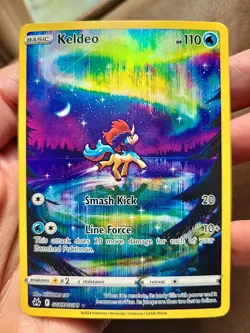 Pokemon TCG Keldeo Crown Zenith: Galarian Gallery GG07/GG70 Holo Holo Rare - Image 1