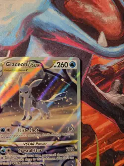 Pokemon Glaceon VSTAR GG40/GG70 Crown Zenith Galarian Gallery Full Art Holo NM - Image 3