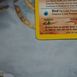 Omanyte 60/75 Pokemon Neo Discovery Played Single Card TCG WOTC - Image 2
