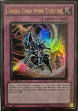 YuGiOh Double-Edged Sword Technique Ultra Rare 1st Edition RYMP-EN112 - Image 1