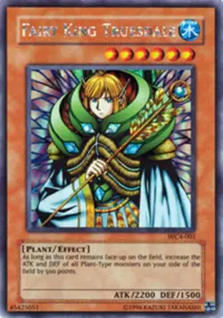 Fairy King Truesdale - WC4-001 - Secret Rare - Limited Edition NM Yugioh GBA: Wo - Image 1