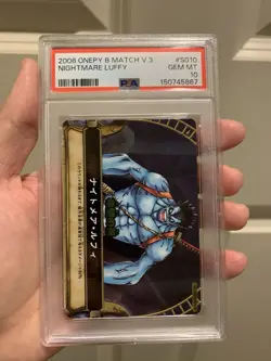 PSA 10 2008 ONE PIECE ONEPY BERRY MATCH VOL.3 S010 NIGHTMARE LUFFY - Image 1