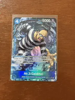 IN HAND! Mr.3 (Galdino) Alt Art OP16-056 One Piece Time of Battle ENGLISH - Image 1