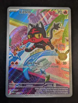 Litten MEP044 First Partner's Promo Near Mint Pokemon TCG G64 - Image 1