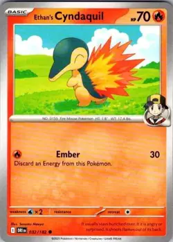 Pokemon TCG Destined Rivals Cyndaquil - Image 1