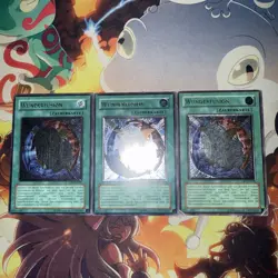 Yugioh Miracle Fusion Ultimate Rare German CRV-DE039 x3 - Image 1