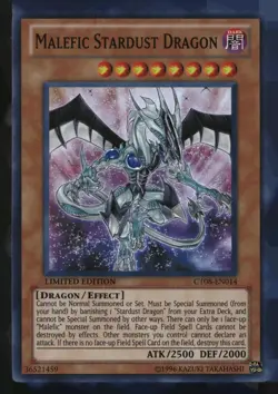 Malefic Stardust Dragon CT08-EN014 2011 Collectors Tins Yu-Gi-Oh Limited NM - Image 1